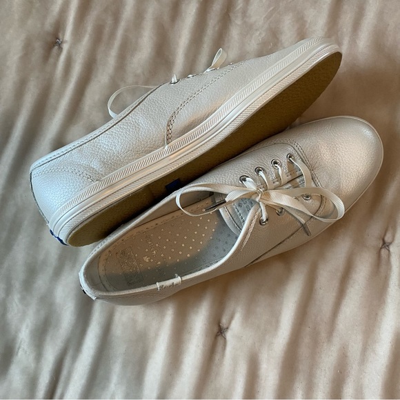 Keds Shoes Rare Keds X Kate Spade Champion Sneaker Pearlized Silver